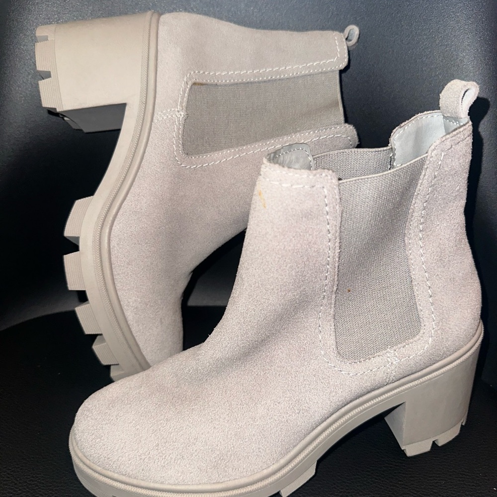Splendid Women's Light Gray Ankle Boots